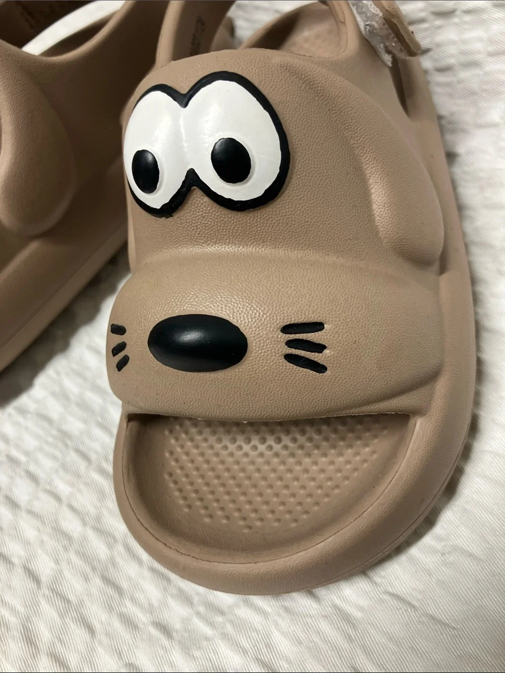 wonder nation Kids Tan Character Sandals with Velcro